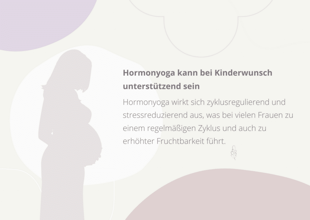 Alles zum Thema Hormonyoga - Illustration einer Schwangeren