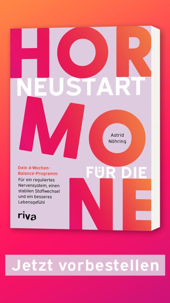 Banner zur Buchvorbestellung Neustart für die Hormone