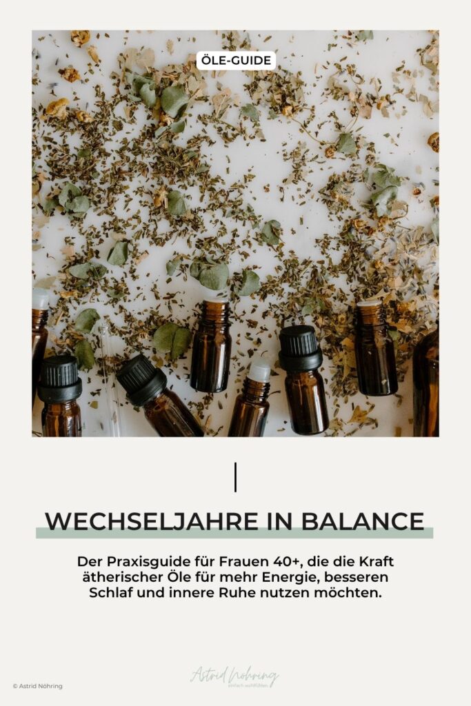 Cover des Öle Guides Wechseljahre in Balance für Frauen