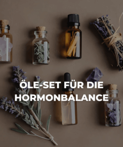 Präsentation ätherischer Öle und Kräuter